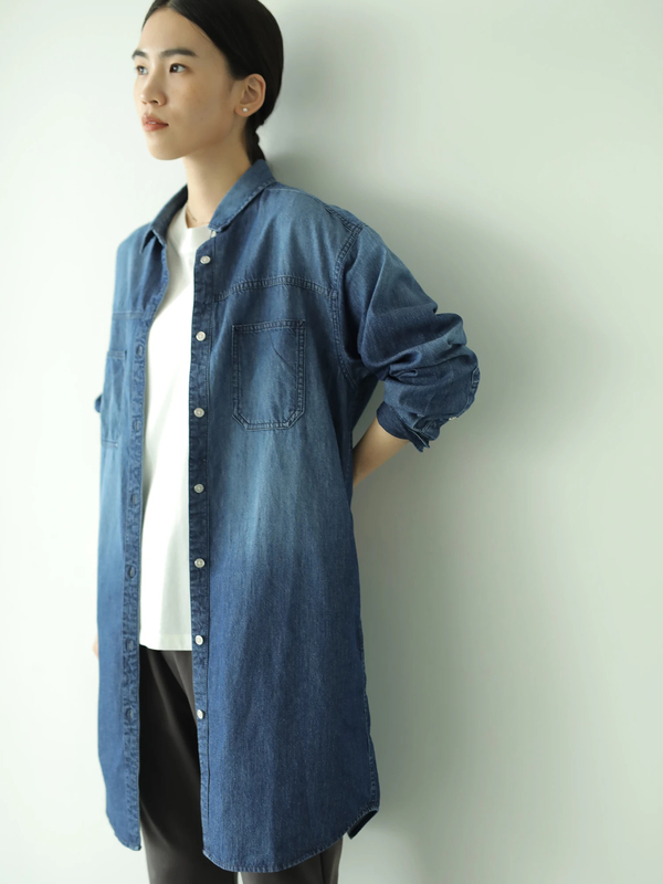 デニムシャツワンピース インディゴ ワンウォッシュ American Holic アメリカンホリック のレディースワンピース Ha93l0h0140 ファッション通販のstripe Club デニムシャツワンピース インディゴ ワンウォッシュ American Holic アメリカンホリック のレディースワンピース Ha93l0h0140 ファッション通販のstripe Club