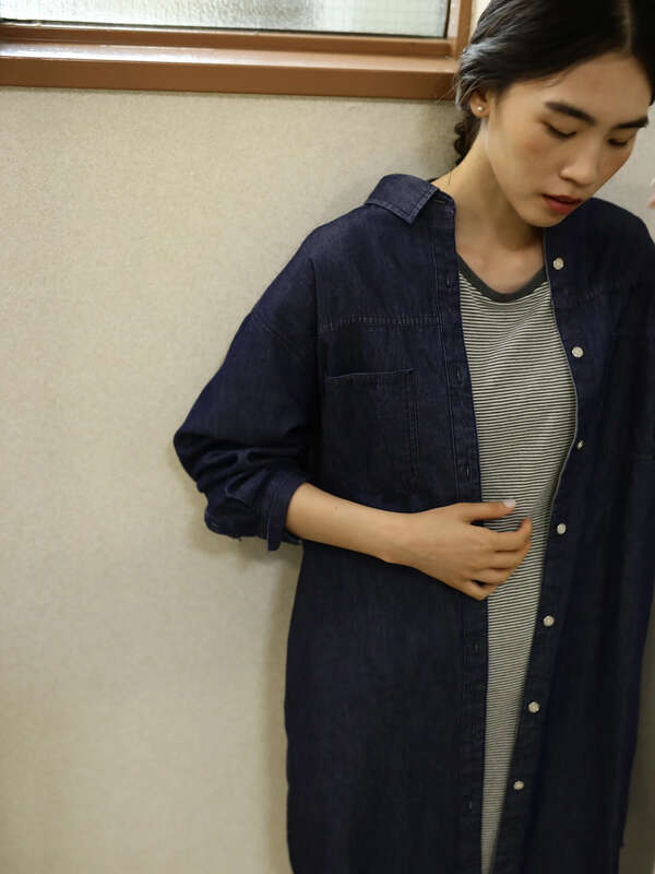 デニムシャツワンピース インディゴ ワンウォッシュ American Holic アメリカンホリック のレディースワンピース Ha93l0h0140 ファッション通販のstripe Club デニムシャツワンピース インディゴ ワンウォッシュ American Holic アメリカンホリック のレディースワンピース Ha93l0h0140 ファッション通販のstripe Club