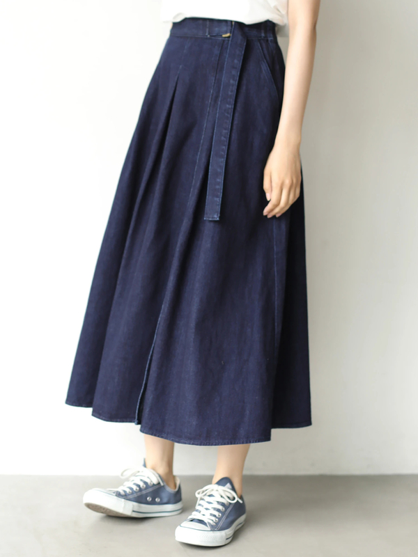 ラップフレアデニムスカート インディゴ ワンウォッシュ American Holic アメリカンホリック のレディーススカート Ha93l0l0140 ファッション通販のstripe Club ラップフレアデニムスカート インディゴ ワンウォッシュ American Holic アメリカンホリック のレディーススカート Ha93l0l0140 ファッション通販のstripe Club