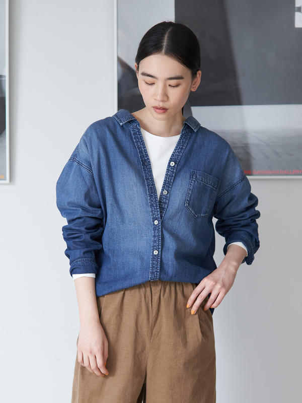アウトレット ライトデニムシャツ インディゴ American Holic アメリカンホリック のレディースシャツ ブラウス Ha01l0a0100 ファッション通販のstripe Club アウトレット ライトデニムシャツ インディゴ American Holic アメリカンホリック のレディースシャツ ブラウス Ha01l0a0100 ファッション通販のstripe Club