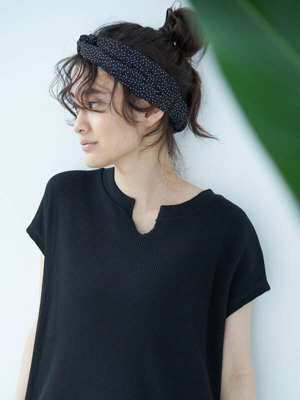 アウトレット キーネックワッフルマキシワンピース アイボリー チャコールグレー ブラック キャメル American Holic アメリカンホリック のレディースワンピース Ha06l1h0400 ファッション通販のstripe Club