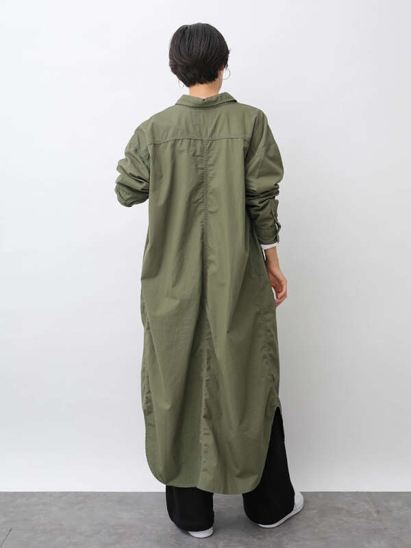 アウトレット Cpoシャツワンピース カーキ インディゴ American Holic アメリカンホリック のレディースワンピース Ha03l0h0100 ファッション通販のstripe Club