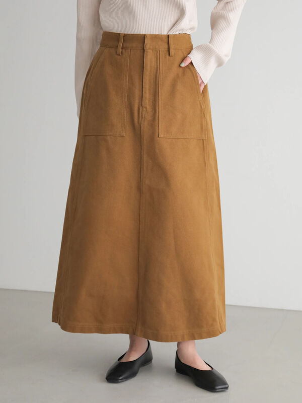 オックスベイカーaラインスカート ブラック キャメル カーキ American Holic アメリカンホリック のレディーススカート Ha04l0l0390 ファッション通販のstripe Club