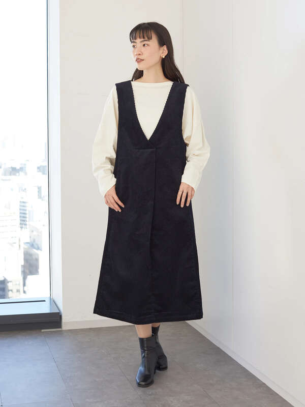 アウトレット コール天両vネックワンピース ベージュ ネイビー American Holic アメリカンホリック のレディースワンピース Ha07l0h0290 ファッション通販のstripe Club アウトレット コール天両vネックワンピース ベージュ ネイビー American Holic アメリカンホリック のレディースワンピース Ha07l0h0290 ファッション通販のstripe Club
