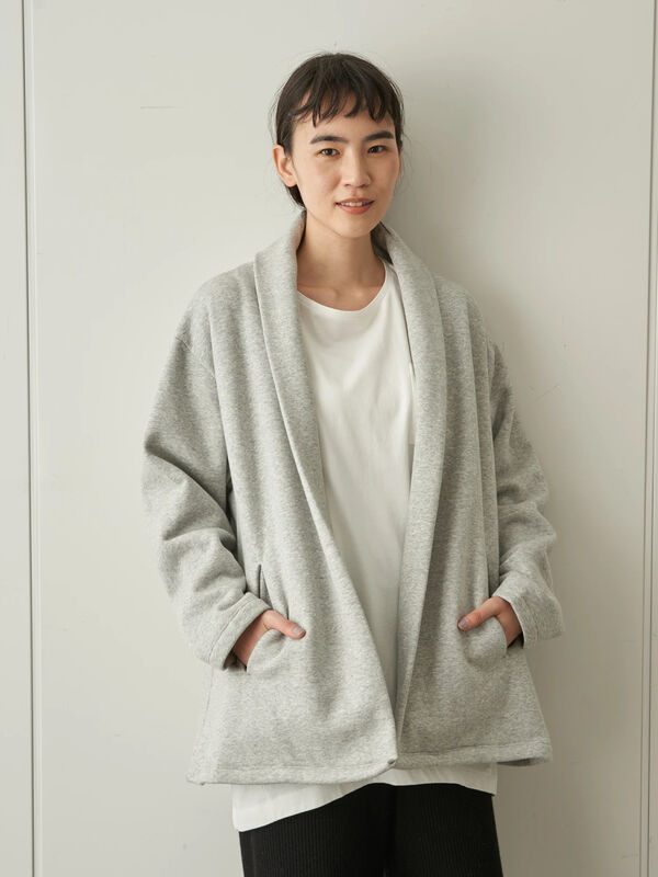 アウトレット 古着 裏起毛ショート裏毛コーディガン2 杢ライトグレー American Holic アメリカンホリック のレディースカーディガン Ha11l1d0290 ファッション通販のstripe Club