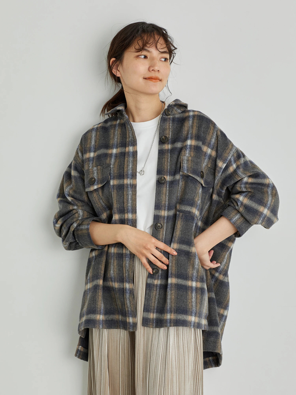 アウトレット Cpoビーバーシャツジャケット ブラウン チェック American Holic アメリカンホリック のレディースシャツ ブラウス Ha07l0a0590 ファッション通販のstripe Club アウトレット Cpoビーバーシャツジャケット ブラウン チェック American Holic アメリカンホリック のレディースシャツ ブラウス Ha07l0a0590 ファッション通販のstripe Club
