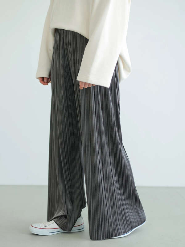 プリーツワイドパンツ チャコールグレー グレーベージュ モカ American Holic アメリカンホリック のレディースパンツ Ha11l0f0190 ファッション通販のstripe Club プリーツワイドパンツ チャコールグレー グレーベージュ モカ American Holic アメリカンホリック のレディースパンツ Ha11l0f0190 ファッション通販のstripe Club