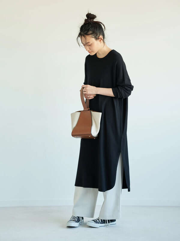 深ラウンドネックリラックスワンピース ライトグレー ブラック ピンク ベージュ American Holic アメリカンホリック のレディース ワンピース Ha11l2h0390 ファッション通販のstripe Club 深ラウンドネックリラックスワンピース ライトグレー ブラック ピンク ベージュ American Holic アメリカンホリック のレディース ワンピース Ha11l2h0390 ファッション通販のstripe Club