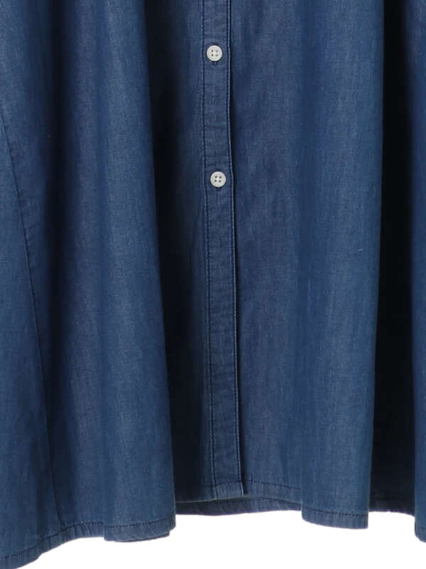 アウトレット フレンチスリーブデニムギャザーワンピース インディゴ American Holic アメリカンホリック のレディースワンピース Ha12l0h0100 ファッション通販のstripe Club