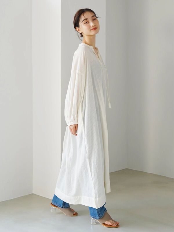 アウトレット ラメドビーストライプワンピース アイボリー チャコールグレー グリーン American Holic アメリカンホリック のレディースワンピース Hp16l0h0190 ファッション通販のstripe Club