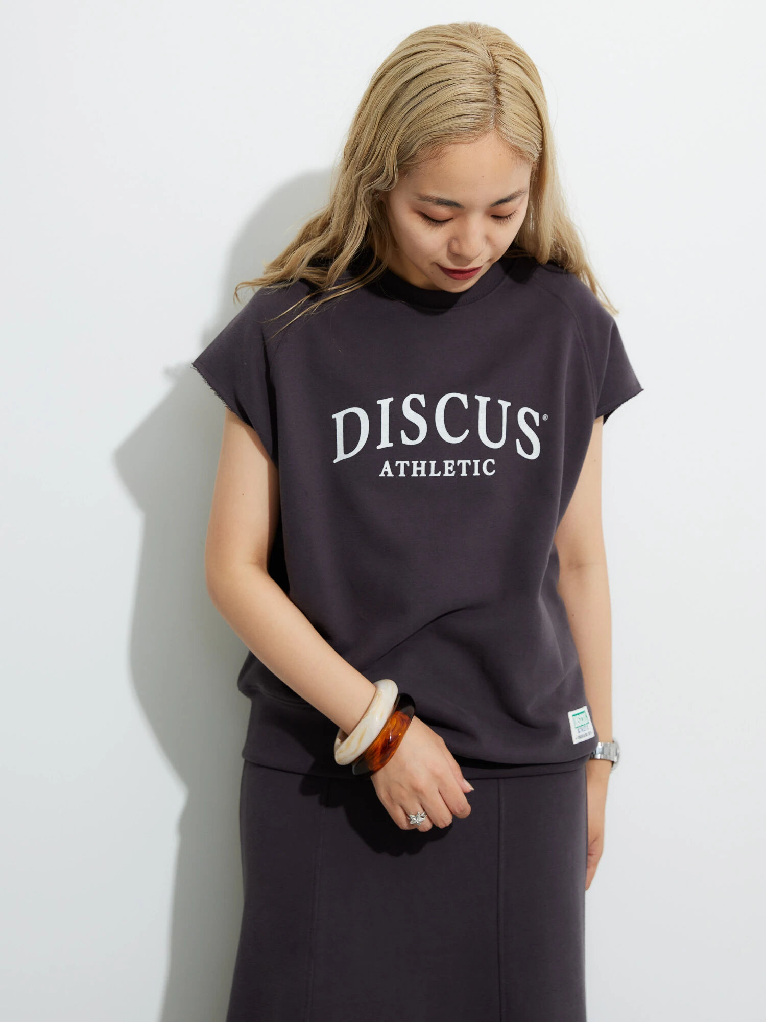 【アウトレット】DISCUS フレンチテリーノースリーブ プル