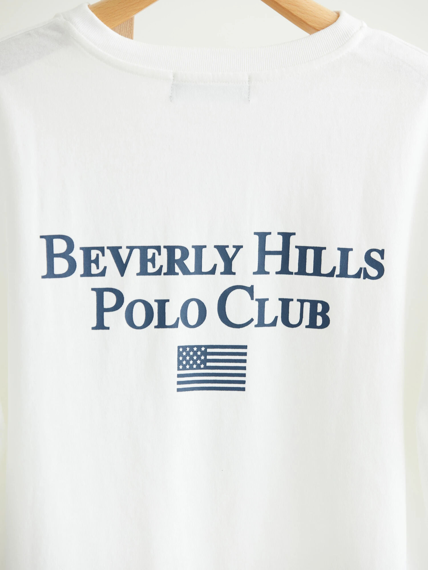 アウトレット】B.H POLO CLUB バックプリントTEE（オフホワイト