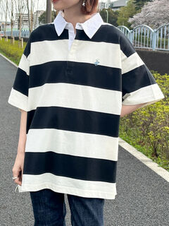 最終値下げ】Stripes For Creative ボーダー ラグビーシャツ-