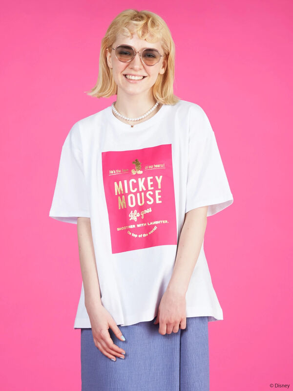 背中アキロゴカットプルオーバー3 Mickey オフホワイト Disney Collection By American Holic ディズニーコレクション バイ アメリカンホリック のレディースtシャツ Hx22l1c0400 ファッション通販のstripe Club