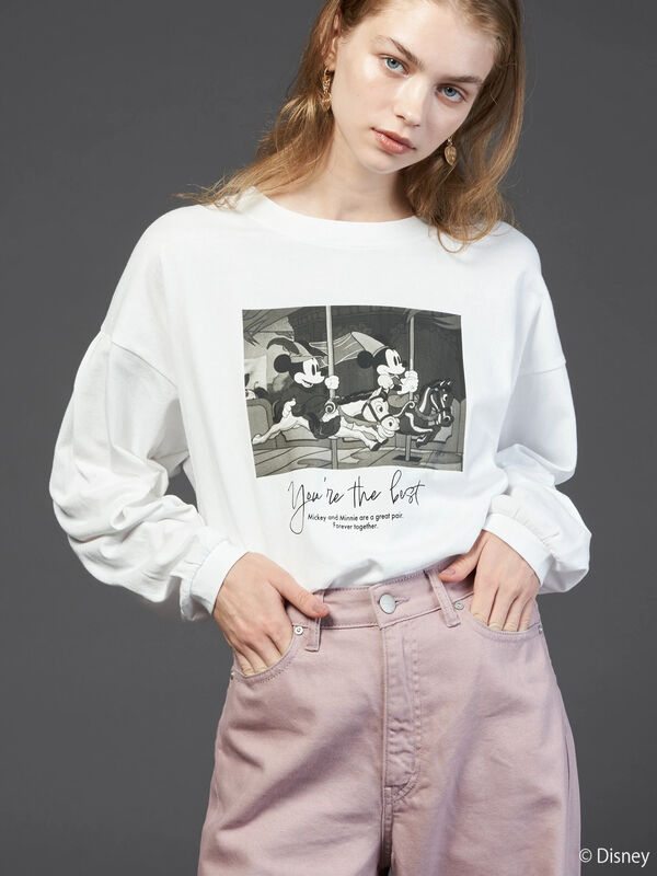 ART長袖Tシャツ/Disney（A/B） / Disney collection by AMERICAN HOLIC