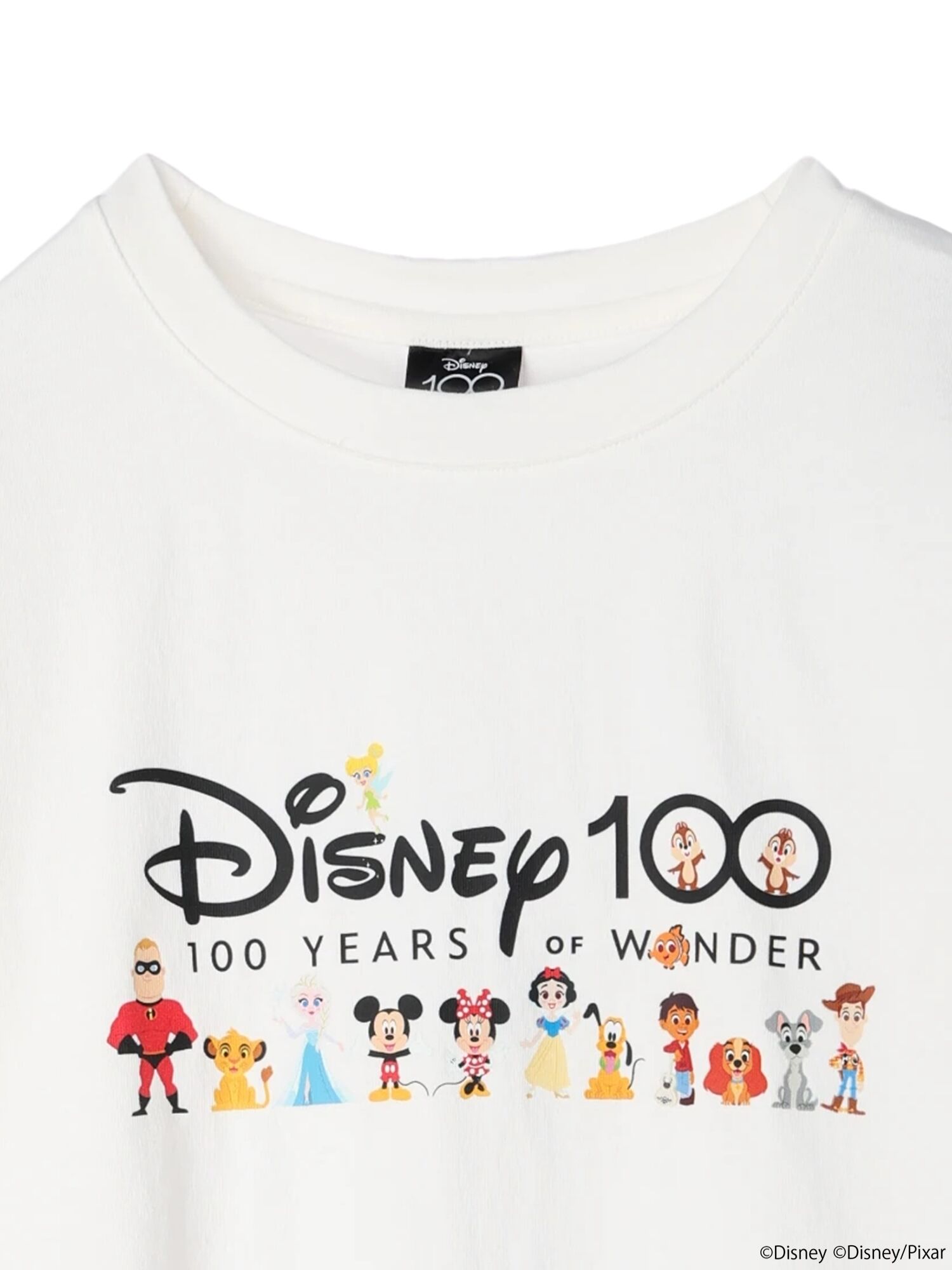 Disney100 / 半袖カットプルオーバー1（オフホワイト） / Disney 