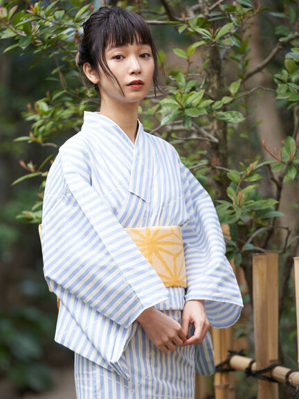 KOE (コエ) ストライプ柄浴衣
