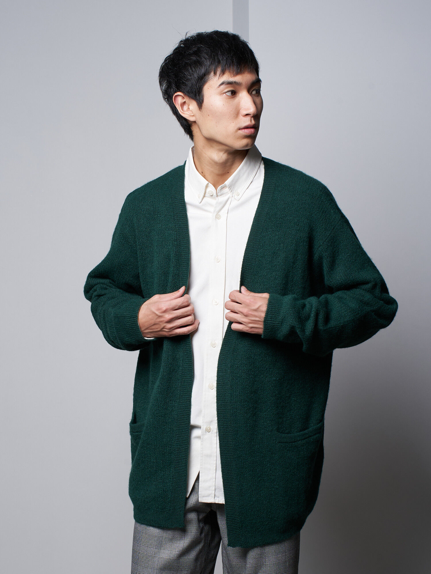 メンズカーディガン グリーン 緑系 ファッション通販のstripe Club