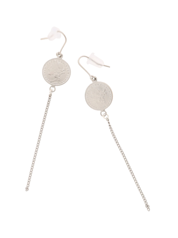 コインチェーンピアス シルバー ゴールド Koe コエ のレディースピアス 指輪 Kp01lcj1000 ファッション通販のstripe Club