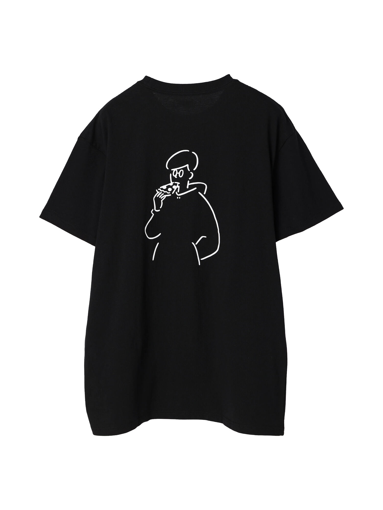 【長場雄×koe】オーガニックTシャツ (gen)（オフホワイト/ブラック