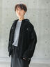 koe(コエ) |【6色展開・3サイズ・ユニセックス対応】綿コーデュロイシャツジャケット(ブラック)