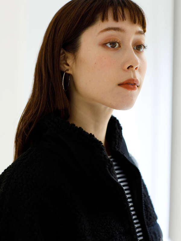 3色展開 ３サイズ ユニセックス対応 ボア ブルゾン アイボリー ブラック グレーベージュ Koe コエ のレディースジャケット Kp04g0y0100 ファッション通販のstripe Club