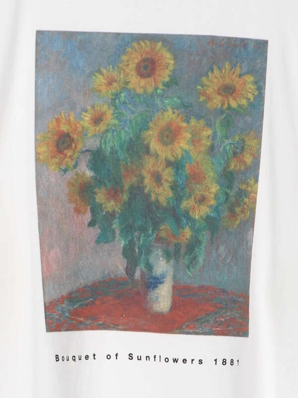 モネ Flowers Tee ホワイト Koe コエ のレディースカットソー Kp12g1c0300 ファッション通販のstripe Club