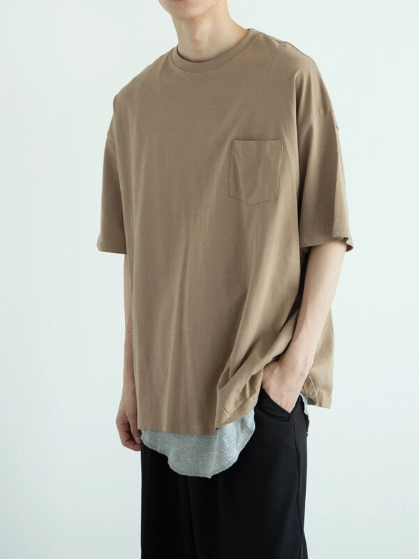 アウトレット Tシャツxタンクトップアンサンブル ベージュ Koe コエ のメンズカットソー Kp12m1c0600 ファッション通販のstripe Club