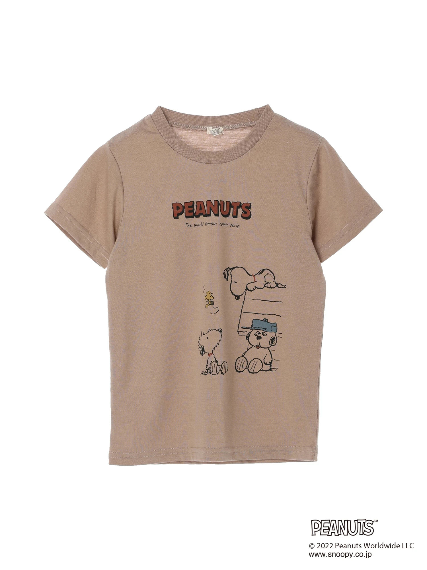 【キッズアイテム】【PEANUTS】スヌーピーTシャツ（オフ