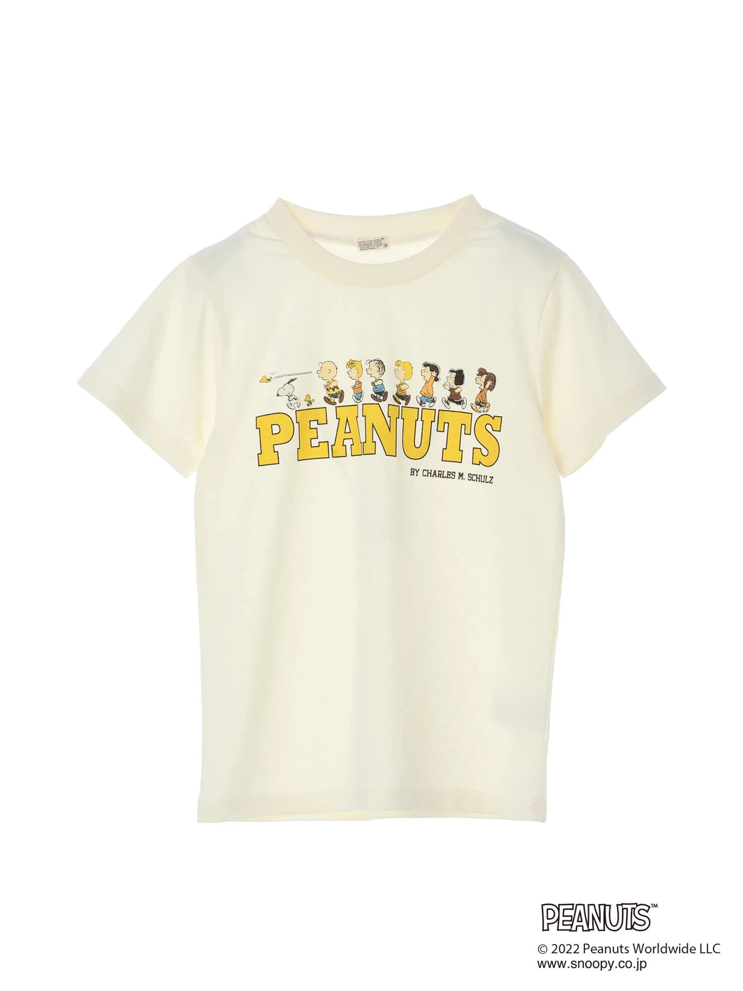 キッズアイテム】【PEANUTS】スヌーピーTシャツ（オフホワイト