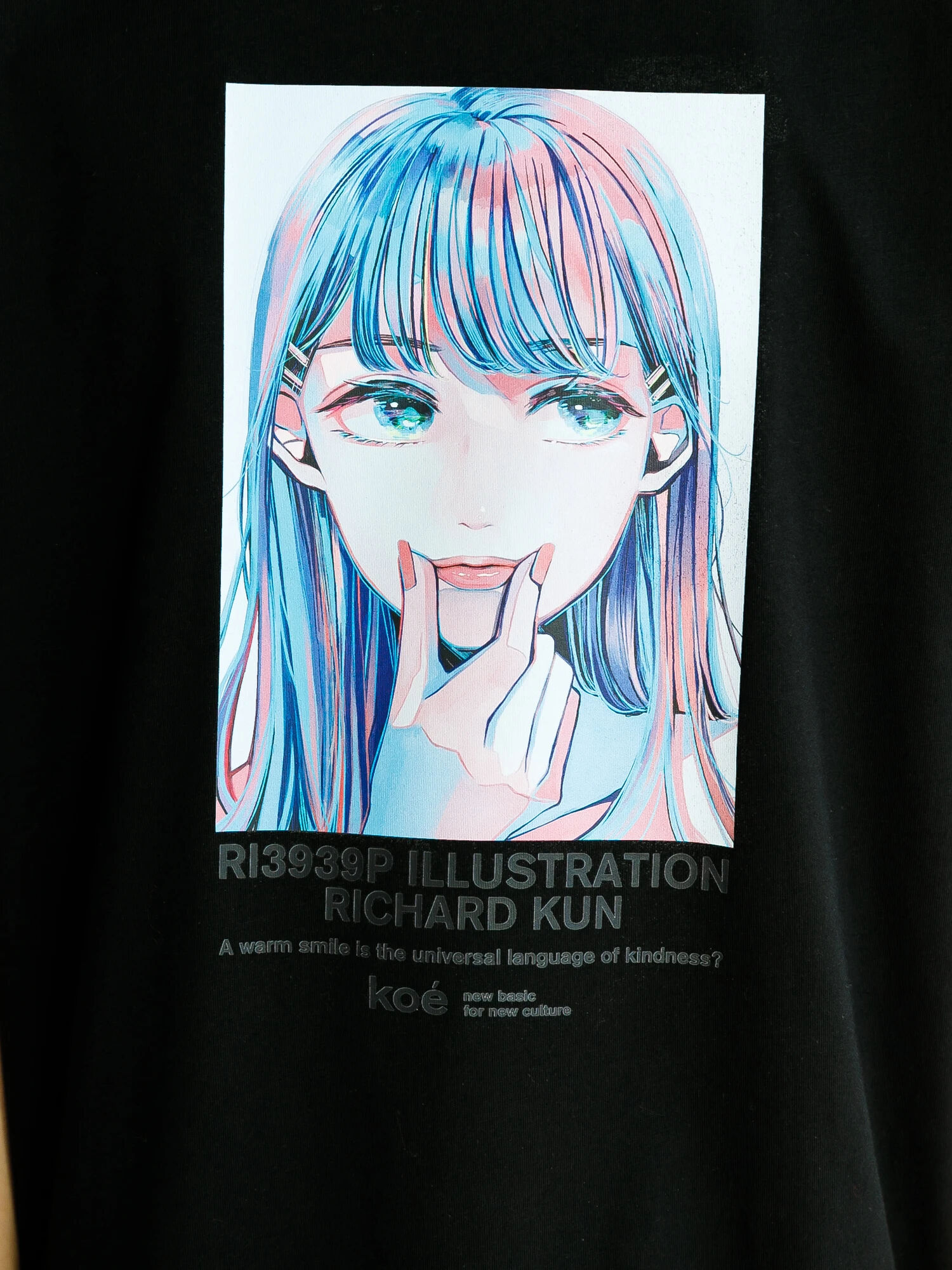 ジェンダーレス リチャードクンtシャツ ホワイト ブラック Koe コエ のレディースtシャツ Kp25g1c0500 ファッション通販のstripe Club