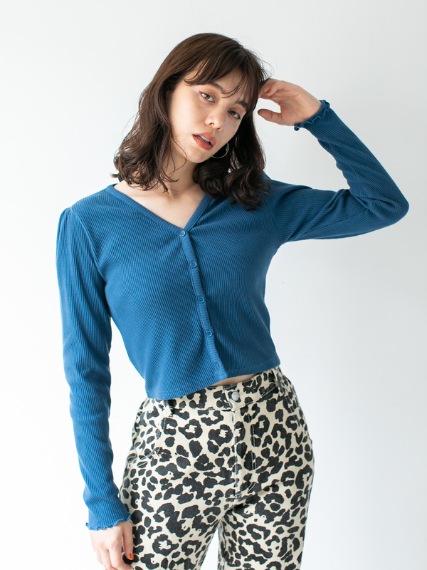 アウトレット テレコカーディガン ダークピンク グレーベージュ ネイビー Nicoron ニコロン のレディースカーディガン Mb03l1d0100 ファッション通販のstripe Club