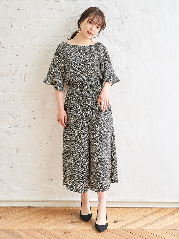 2way花柄セットアップ ブラック Amic アミック のレディースワンピース Mh93l0h0150 ファッション通販のstripe Club