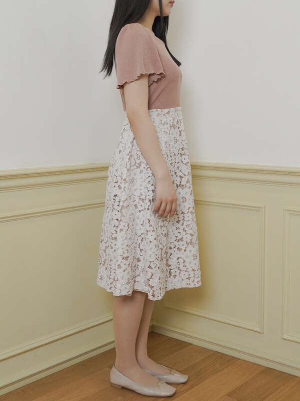 おめかしワンピース ベージュ Areeam アリーム のレディースワンピース Mj01l0h0800 ファッション通販のstripe Club