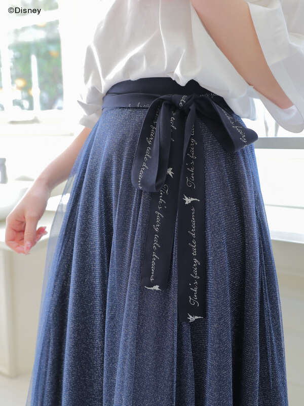 ティンカーベル ベルト付きチュールスカート オフホワイト ネイビー ミントグリーン Areeam アリーム のレディーススカート Mw02l0l0100 ファッション通販のstripe Club