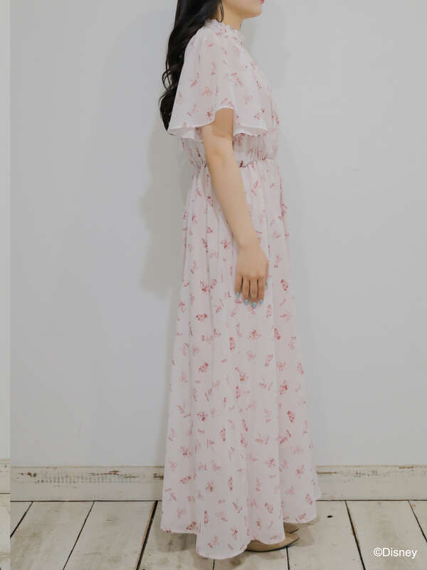 ディズニーキャラクター 総柄ワンピース ピンク Areeam アリーム のレディースワンピース Mw11l0h0100 ファッション通販のstripe Club