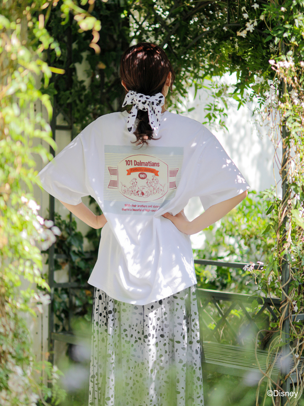 101匹わんちゃん スカーフ付きビッグtシャツ オフホワイト ブラック Areeam アリーム のレディースカットソー Mw12l1c0300 ファッション通販のstripe Club 101匹わんちゃん スカーフ付きビッグtシャツ オフホワイト ブラック Areeam アリーム のレディースカットソー Mw12l1c0300 ファッション通販のstripe Club