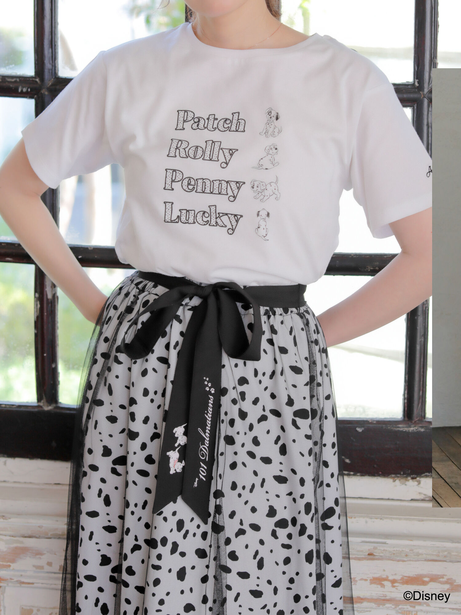 101匹わんちゃん ダルメシアンプリントtシャツ オフホワイト ブラック ベージュ Areeam アリーム のレディースtシャツ Mw12l1c0400 ファッション通販のstripe Club 101匹わんちゃん ダルメシアンプリントtシャツ オフホワイト ブラック ベージュ Areeam アリーム のレディースtシャツ Mw12l1c0400 ファッション通販のstripe Club