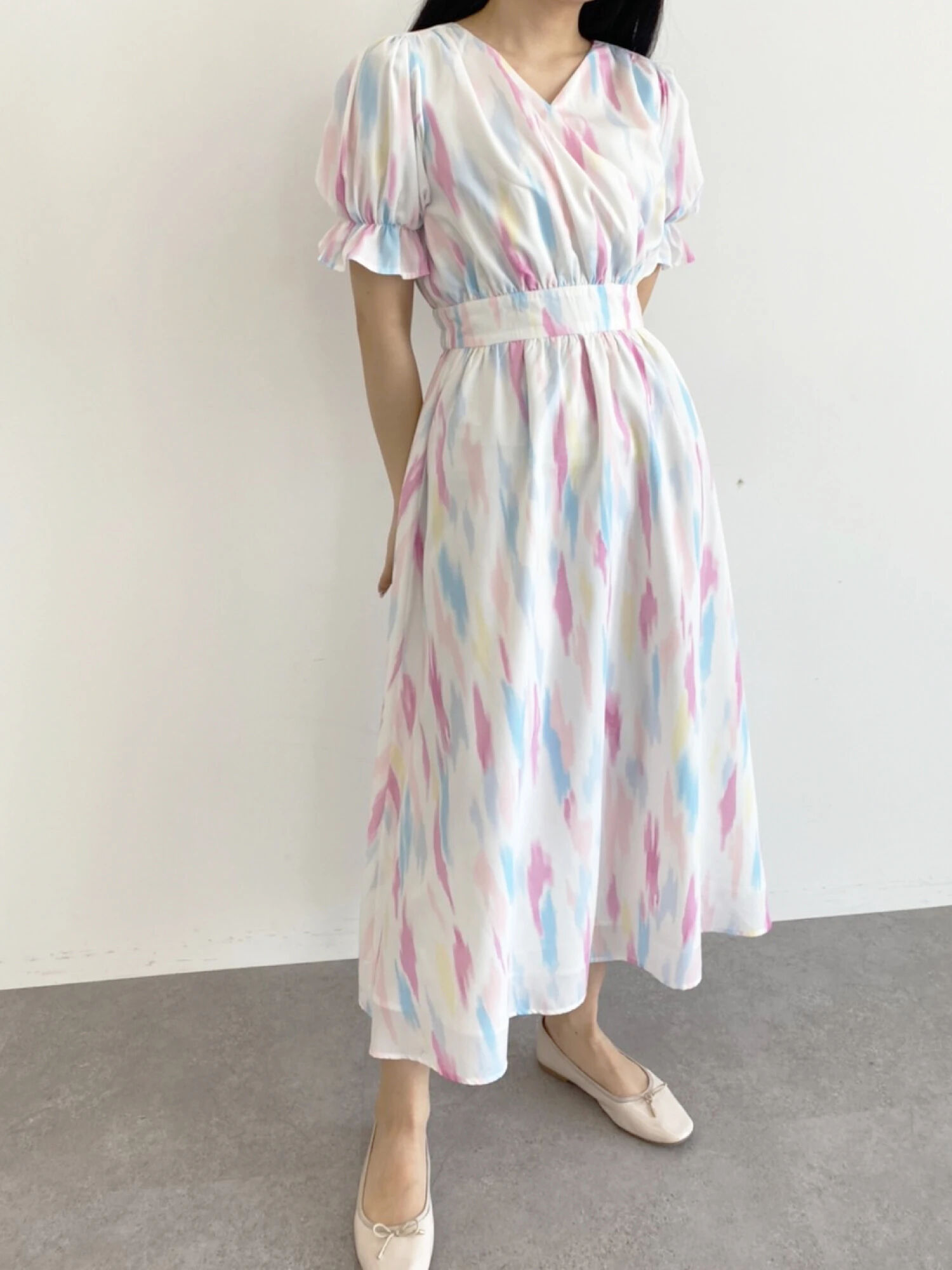 【レア】Areeam 色鮮やかな夢が詰まったワンピース Fサイズ レア✨美品✨Areeam あいにゃん 色鮮やかな夢が詰まった