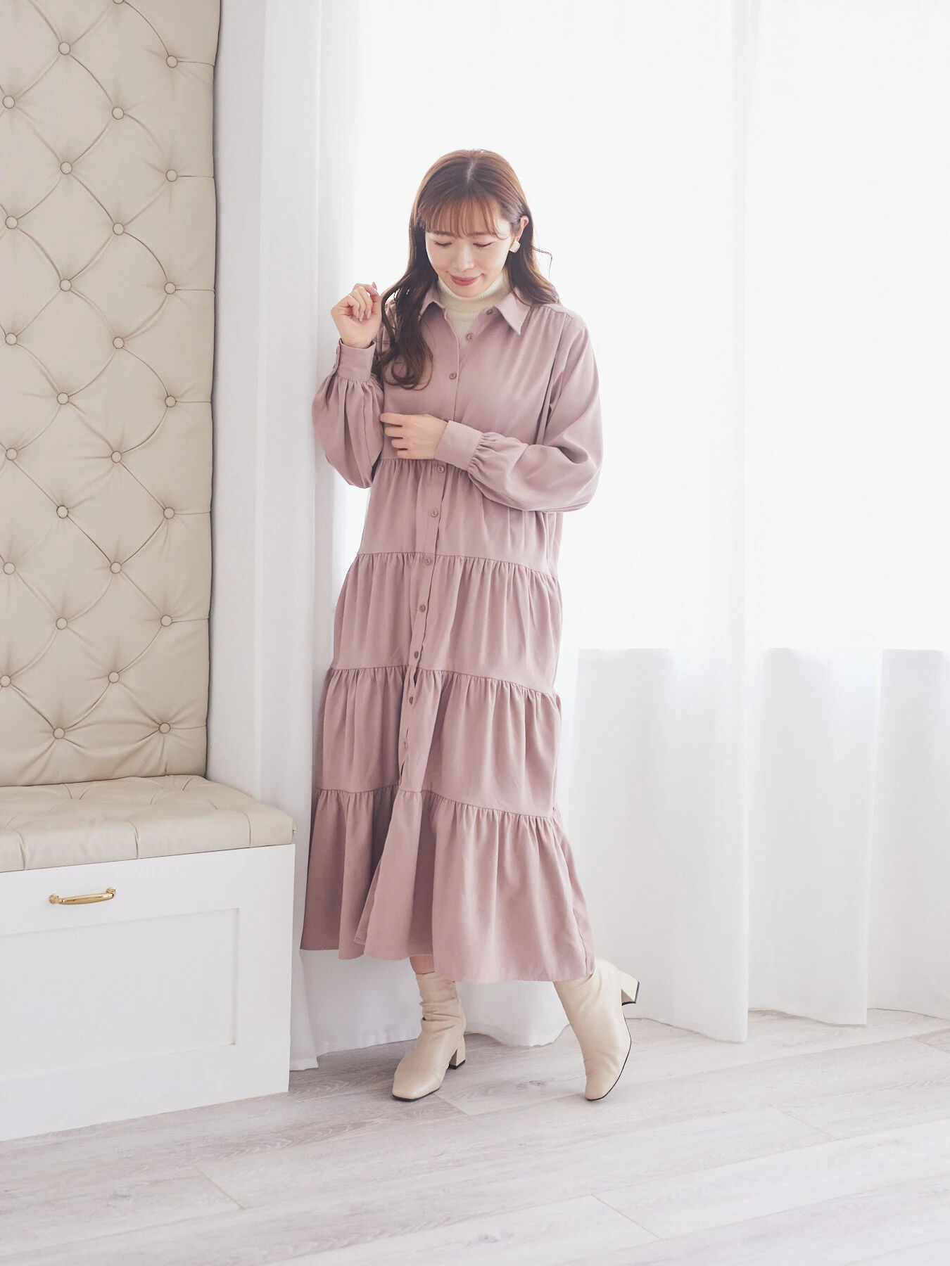 Haru's ami ラリアムー ワンピース.38サイズ 2312326 レディース lady