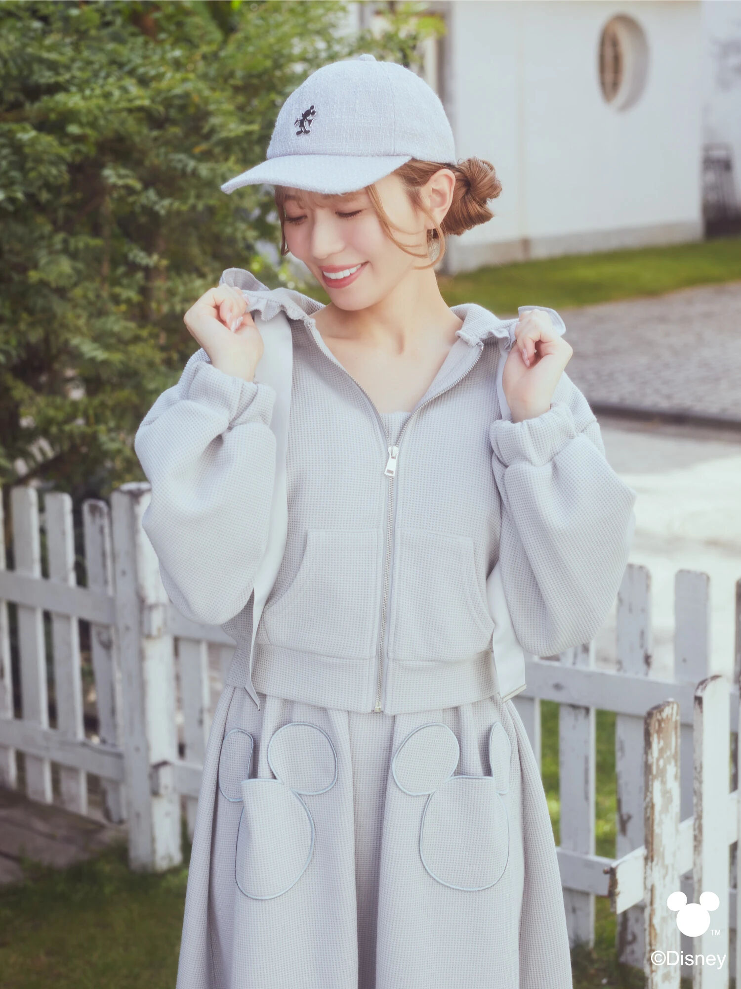 Areeam/ ミッキーワッフルワンピース