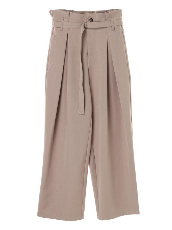 アウトレット Hunch ベルト付きハイウエストパンツ ブラック グレーベージュ ミント ストクラセレクト ストクラセレクト のレディースパンツ Nc01l0f1600 ファッション通販のstripe Club