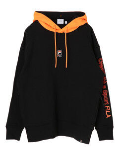 FILA】bi-color hoodie（ホワイト/ブラック/レッド/ネイビー） / CLUB
