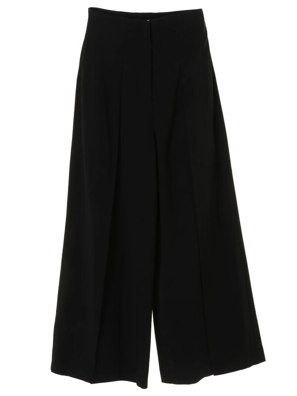 古着 Evris フロントスリットワイドパンツ ブラック ベージュ ストクラセレクト ストクラセレクト のレディースパンツ Nc02l0f2300 ファッション通販のstripe Club