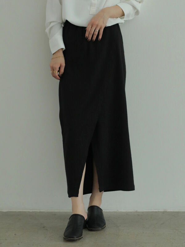 クロススリットロングスカート グレー ブラック Rem Closet レムクローゼット のレディーススカート Ng05l1l0100 ファッション通販のstripe Club クロススリットロングスカート グレー ブラック Rem Closet レムクローゼット のレディーススカート Ng05l1l0100 ファッション通販のstripe Club