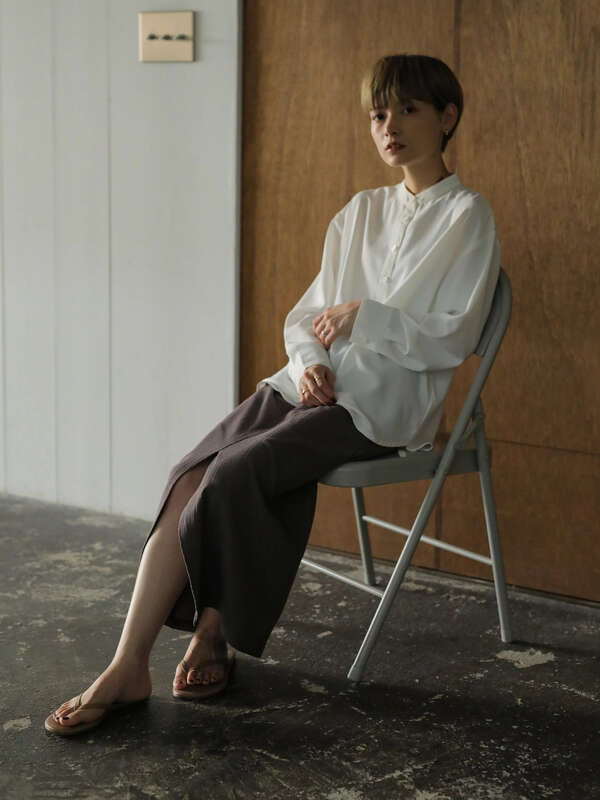 クロススリットロングスカート グレー ブラック Rem Closet レムクローゼット のレディーススカート Ng05l1l0100 ファッション通販のstripe Club クロススリットロングスカート グレー ブラック Rem Closet レムクローゼット のレディーススカート Ng05l1l0100 ファッション通販のstripe Club