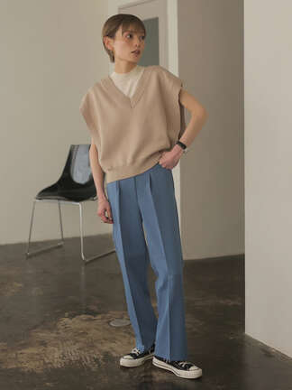 ジョーゼットパンツ ブラック ピンク ベージュ Rem Closet レムクローゼット のレディースパンツ Ng15l0f0400 ファッション通販のstripe Club