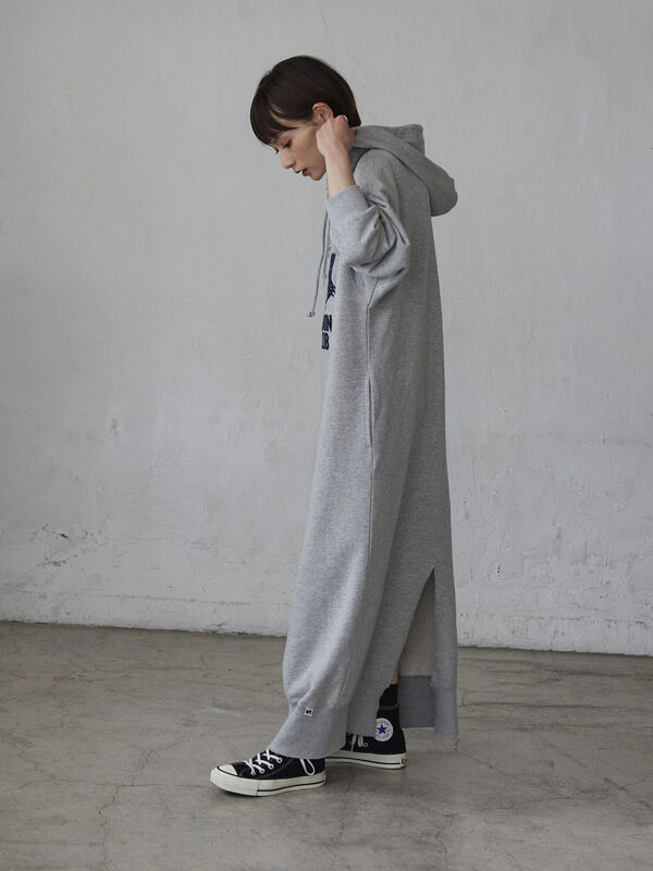 denimフーディ グレーとライトグレー新品2点 - greenvalley.pk