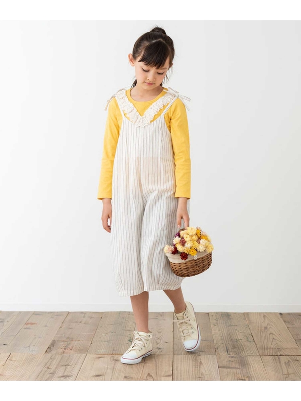 Lilouri オールインワン アイボリー ストライプ Stripe Club Kids By Smarby ストライプクラブ キッズ バイ スマービー のキッズオールインワン Ccn9073 ファッション通販のstripe Club Lilouri オールインワン アイボリー ストライプ Stripe Club Kids By Smarby ストライプクラブ キッズ バイ スマービー のキッズオールインワン Ccn9073 ファッション通販のstripe Club