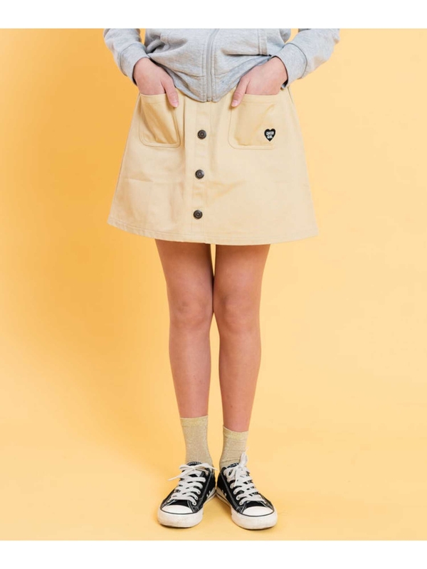 Cheer Girl 台形ミニスカート ベージュ Stripe Club Kids By Smarby ストライプクラブ キッズ バイ スマービー のキッズスカート Ccn9073 ファッション通販のstripe Club